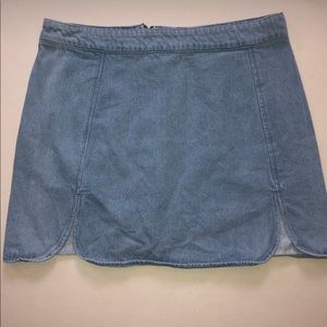 Blue skirt